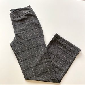 White House Black Market plaid trouser pant